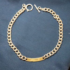 Vintage Ralph Lauren chain ID necklace